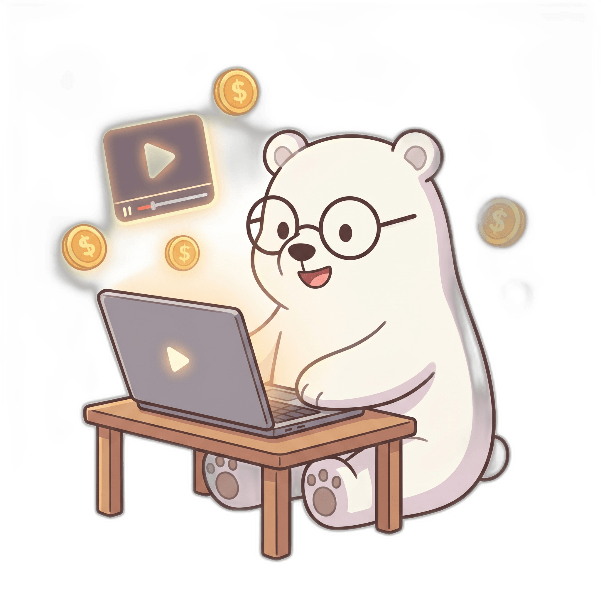 พี่หมีแว่นสร้างแอปด้วย AI